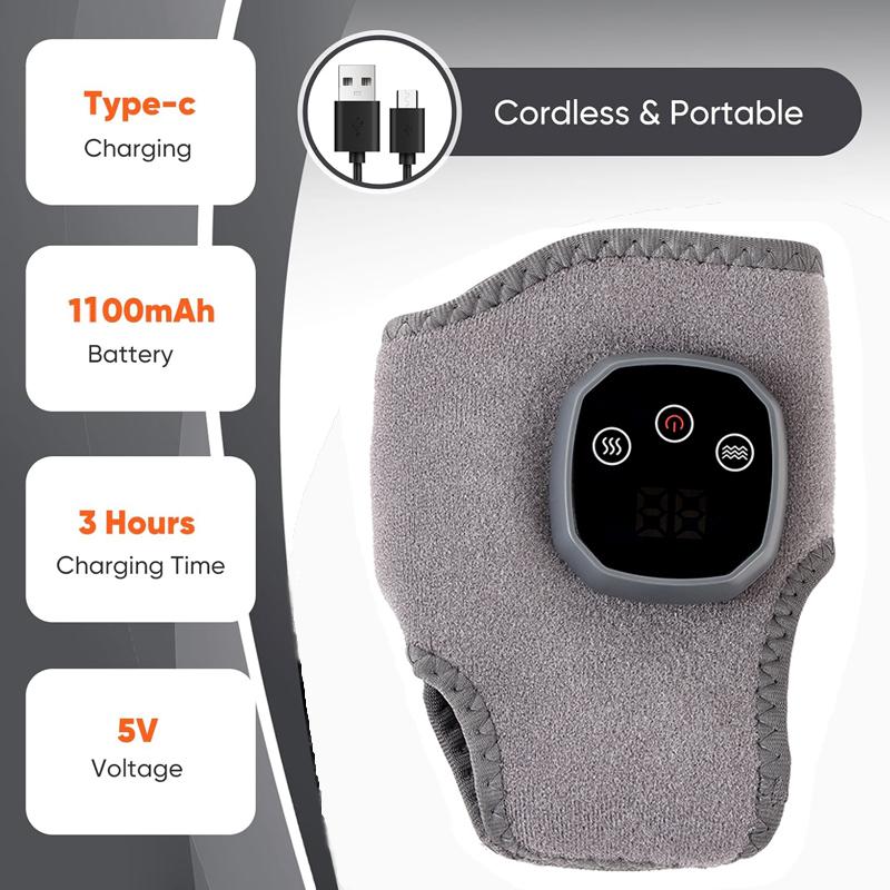 Electric Ankle Protector Ankle Massager Foot Brace 4 Mode Hot Compress Vibration Ankle Support Guard Band Muscle Relaxation