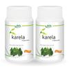 Jain Karela Capsules 60 Tablets X Pack of 2 Natural Ayurvedic Extracts for Healthy Sugar Levels and Blood Purification