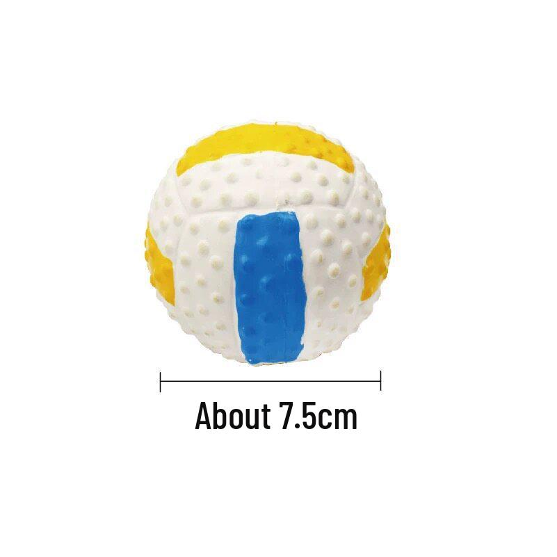 Durable Latex Squeaky Ball Toy for Dogs - Available in Multiple Sizes