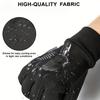 Winter Warm Gloves for Men Windproof Waterproof Anti Slip OutdoorCycling Thick Fleece Lined Touch Screen Gloves for Cold Weather