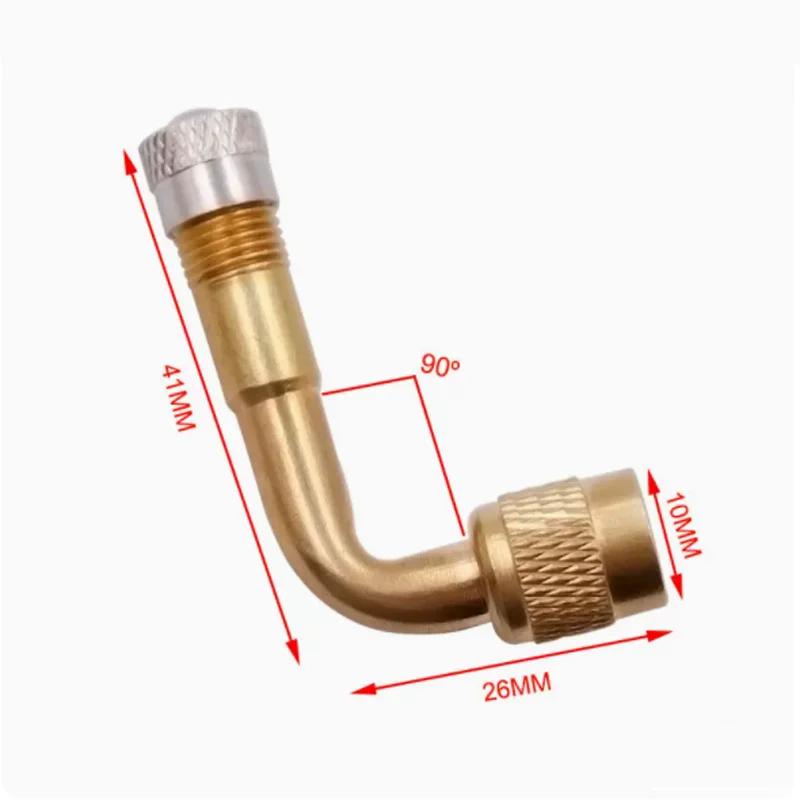 Car Motorcycle Electric Vehicle Tire Extension Rod Elbow Extension Valve Car 45 Degrees/90 Degrees/135 Degrees B