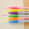 Creative Colored Fluorescent Marker Pens - 6-Pack Set for Primary Students, Stationery and Study Supplies, Ideal Children's Gifts