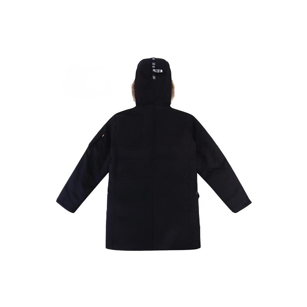 Levis Loose Casual Hooded Denim Down Jacket Men Jacket Black 27673-0009