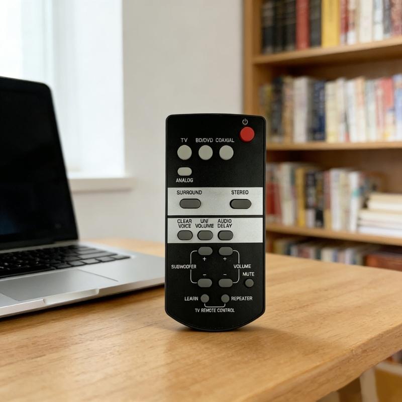 Remote Controller with Intuitive Button Layout for MBE669 FSR68 Soundbar Easy Operation by All Ages Wear Resistant