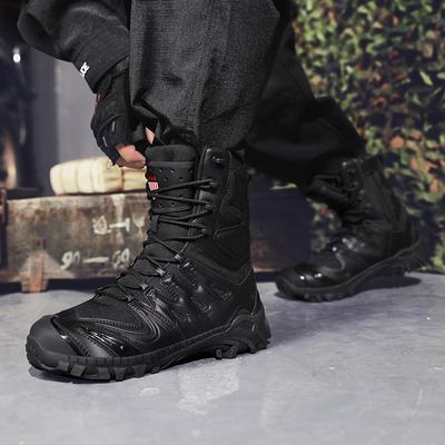 Chaussures de soldat commerce extérieur grande taille tendance bottes militaires d'extérieur forces spéciales bottes d'alpinisme entraînement bottes tactiques bottes de désert randonnée