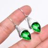 Chrome Diopside 925 Sterling Silver Earring V9638, Green Earring, Pear Earring, Valentin's Day Gift, Gift For Her, Birthday Gift, Handmade Jewelry, Si