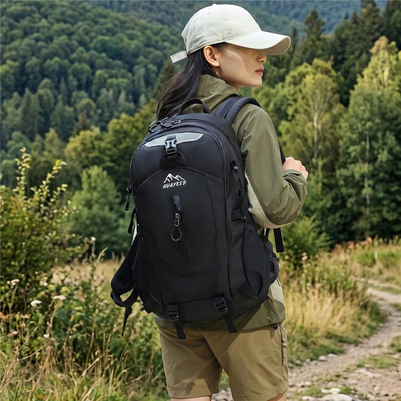 Outdoor Hiking Backpack with Mesh Side Pockets and Adjustable Straps for Adventure and Travel