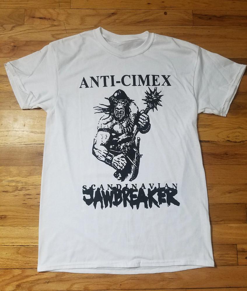 Retro Anti Cimex - Scandinavian Jawbreaker Shirt White Unisex T-Shirt L