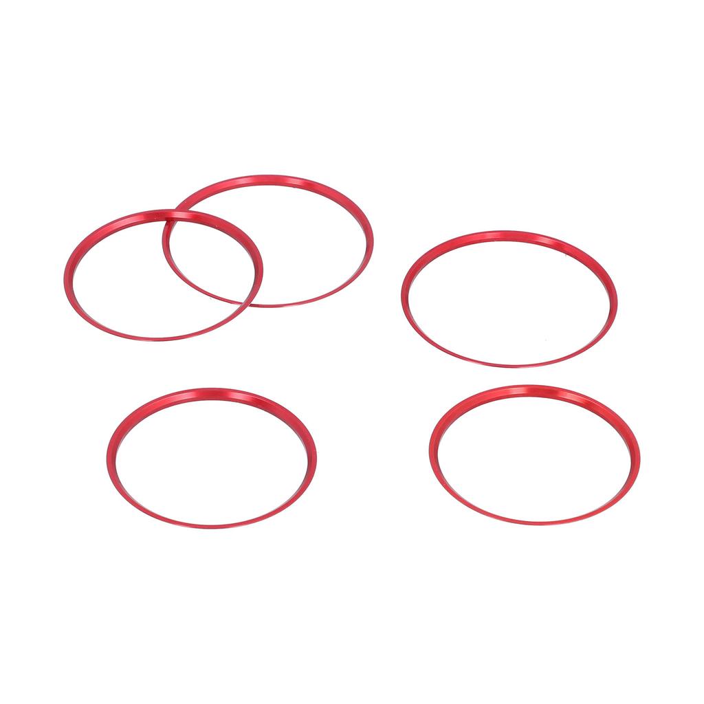 5pcs A C Air Vent Covers Trims Rings Replacement for Mercedes Benz CLA GLA Class 2013  2018Red