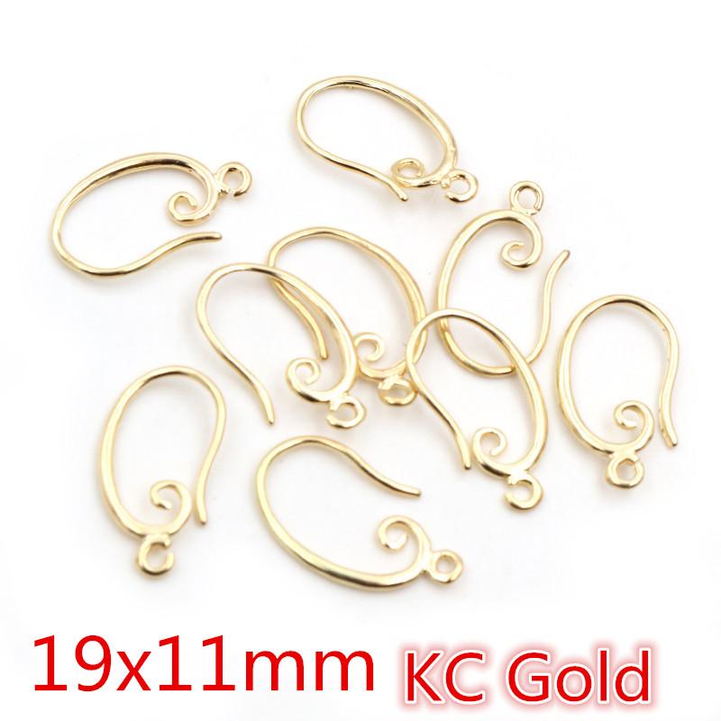 10pcs 3-Styles High Quality Classic Bronze Gold Silver Plated Brass French Earring Hooks Wire Settings Base Settings Whole Sale