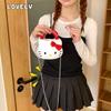 1Pcs Daily Commuting Cosmetics Storage Pouch Hello Kitty Crossbody Bag Mini Handbag Beauty Phone Bag Girlfriend Birthday Gifts