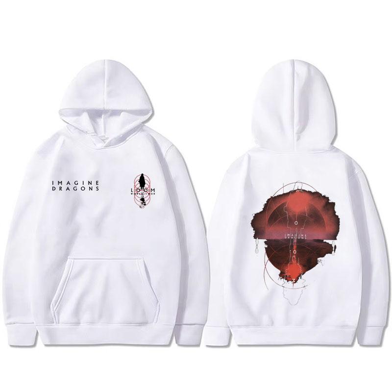 Rock Band Imagine Dragons Loom World Tour 2025 Hoodie Men Women Fashion Hip Hop Oversized Sweatshirt Male Vintage Casual Hoodies