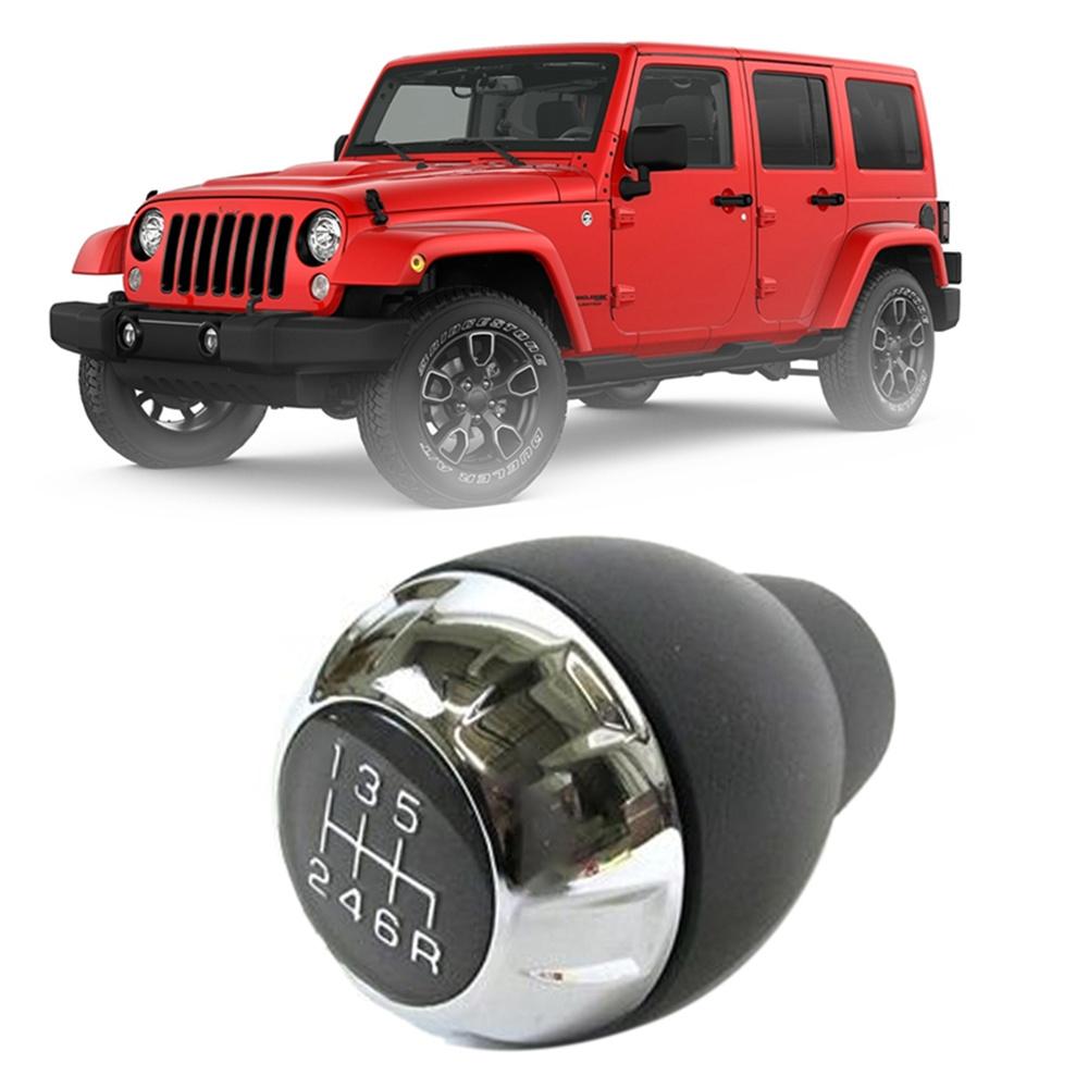 6 Speed Manual Shift Knob For Jeep Wrangler JK 11-18 68085312AB