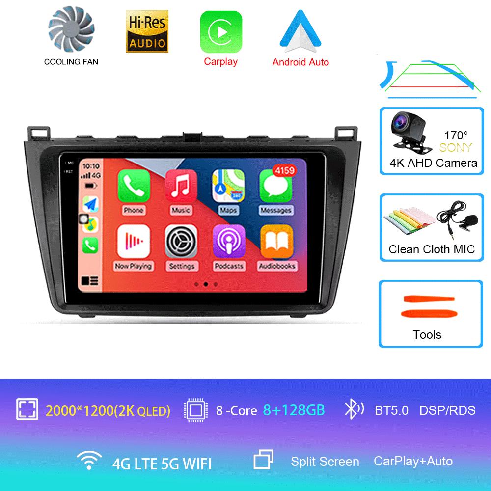 Android 14 Car Radio For Mazda 6 II GH 2007 - 2012  Multimedia Video Player Navigation Stereo GPS No 2din 2 Din Dvd