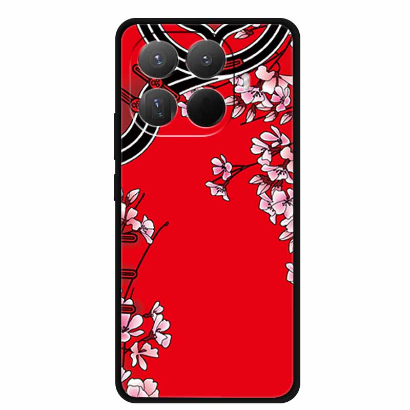 3D TPU Case For Xiaomi 15T 15 T 5G Relief Flowers Coque Embossed Blossoms Funda Silicone Soft Back Phone Cover For Xiaomi15T