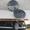 For Volkswagen VW 2pcs Front Rear Emblem For VW Golf 6/Golf 7/Golf 7.5/Golf 8 Not Affect ACC Modified Black Label Flat Mirror VW Logo Sticker zs7