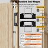 Door Hinges Jig Door Hinge Routing Jig Door Hinge Mortiser Kits Template for 2-1/2inch-6inch Length 1-3/8 to 2-1/2