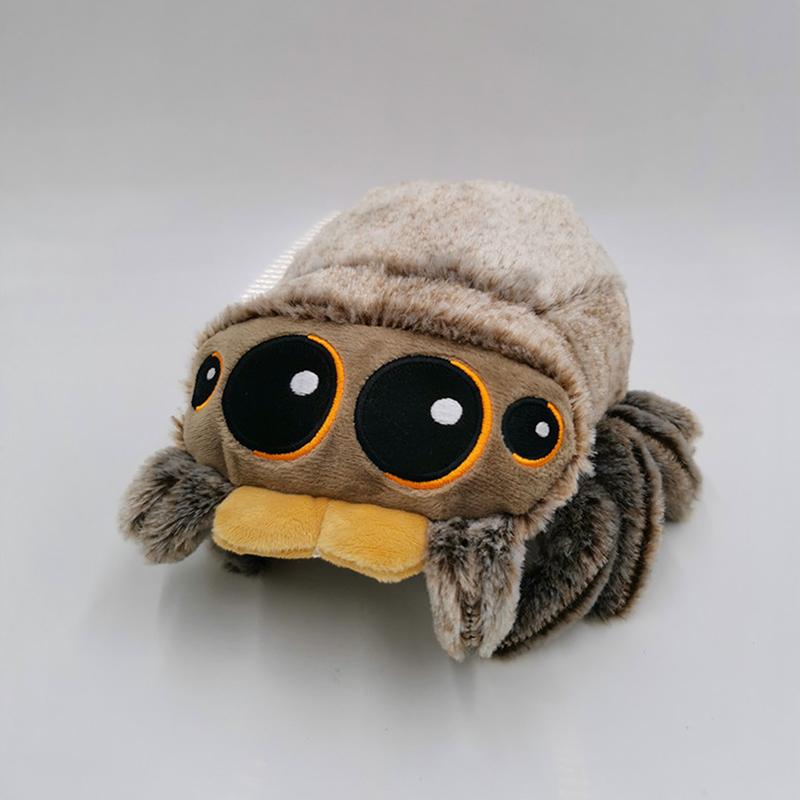 Stuffed Soft Animals Plush Spider Toy Black Little Lucas Simulated Pillow Doll Anime Game Room Pillow Decor Kids Gift