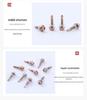 Color Zinc Phillips Hex Head Self-Drilling Screws with Washer