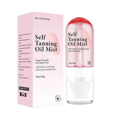 Feuchtigkeitsspendendes Selbstbräunungswasserspray, Selbstbräunungsspray, Schwarz, Selbstschwarz, Bronzer, Spray, wasserfest, langanhaltend, Schwarz, Sommer, Strand, Feuchtigkeitsspendend, 50 ml
