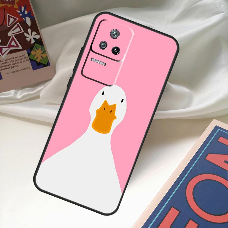 Cartoon Funny Goose Case For Xiaomi 14 13 Ultra 12 Lite 11T 12T 13T Pro POCO M6 X3 X5 X6 Pro F3 F5 M5s Cover