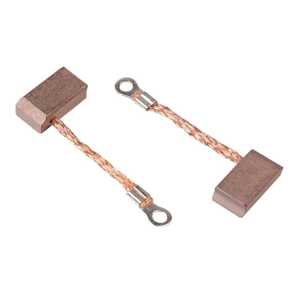 4Pcs Carbon Brushes Wire Generic Leads Generator High Quality Portable Electric Motor Brush Replacement Practical Hand Tools