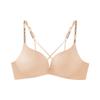 New Front Buckle Beautiful Back Underwear Women's Small Breasts Are Gathered, Thickened and Large, Anti-sagging Letter Shoulder Straps, Sexy Upper