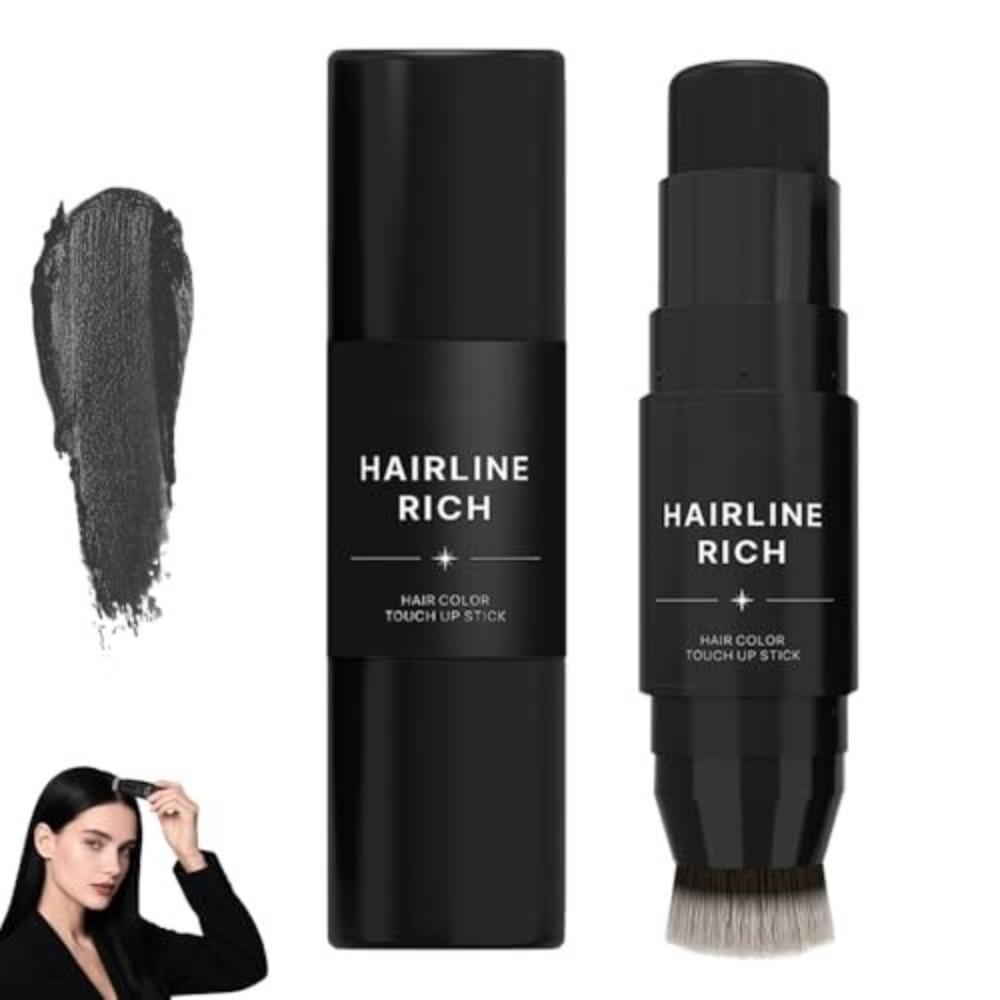 2 In 1 Hairline Concealer Pen Waterproof Temporary Hair Color Pen  for Coverage Hair Roots