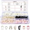 For Ford GM 70Pcs Universal Fuel Line Retainer Clip Kit Fuel Line Retainer Clip Assortment Car Accessories Clips Auto Fastener