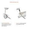 High Quality Krone Punch Down Tool Kit With Sensor For Ethernet Lan Network Cat5 Rj45 Telecom Phone Wire Rj11 Cable Network Tool