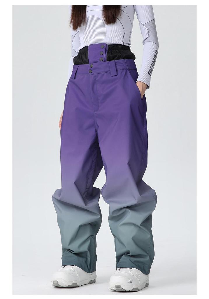 Xueyi Pai Women's 3L Gradient Ski Suit - Warm, Windproof, Waterproof Snowboarding Gear.