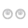 Creativity Circle Rhodium Plated Creativity Earrings Women Earrings White 5201707