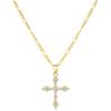 Elegant Non-Fading Cross Necklace - Luxurious, Unique, and Fashionable Pendant