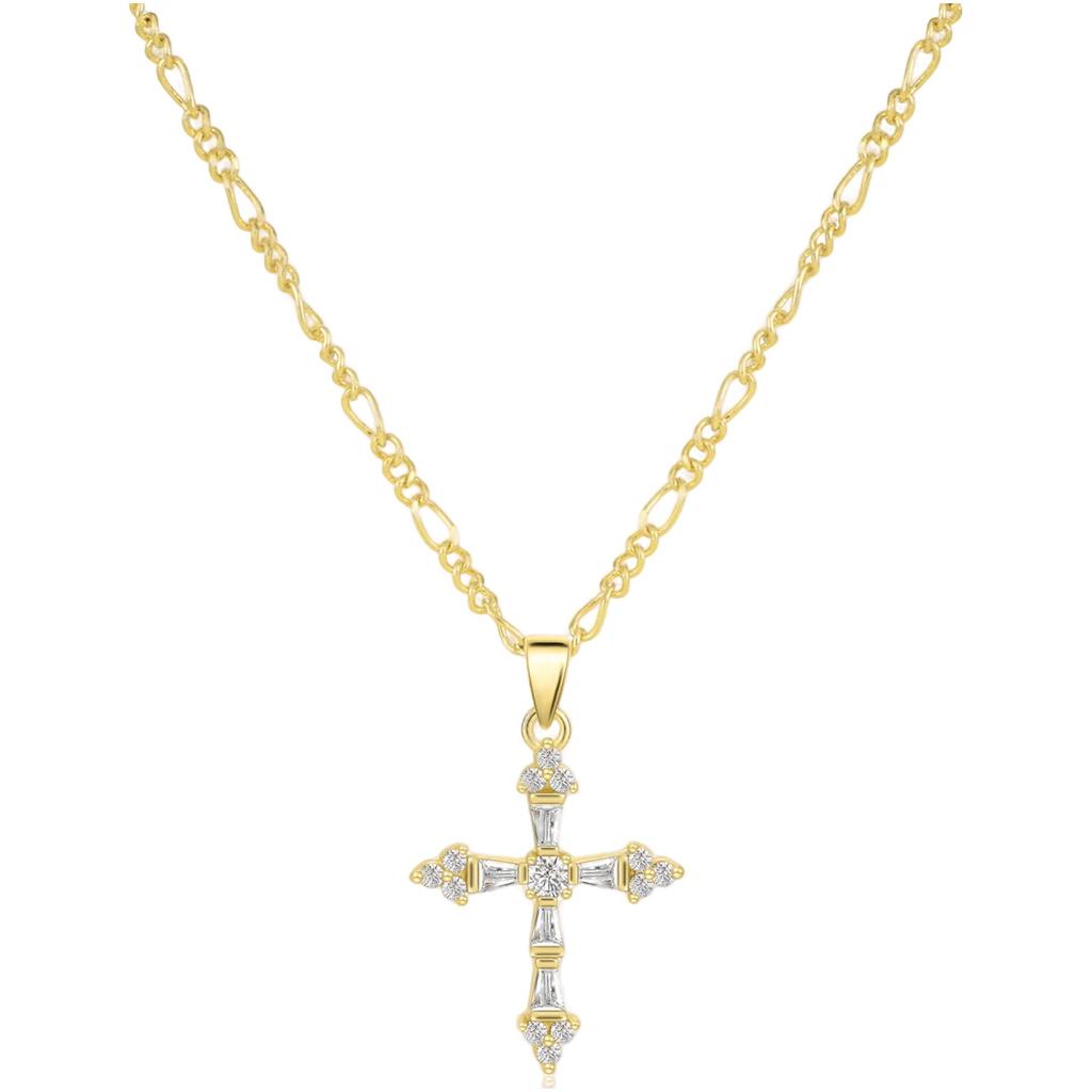 Elegant Non-Fading Cross Necklace - Luxurious, Unique, and Fashionable Pendant