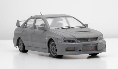 Touge Serie Mitsubishi Lancer Evolution IX GSR Plastikmodell 1/24 Nr.9