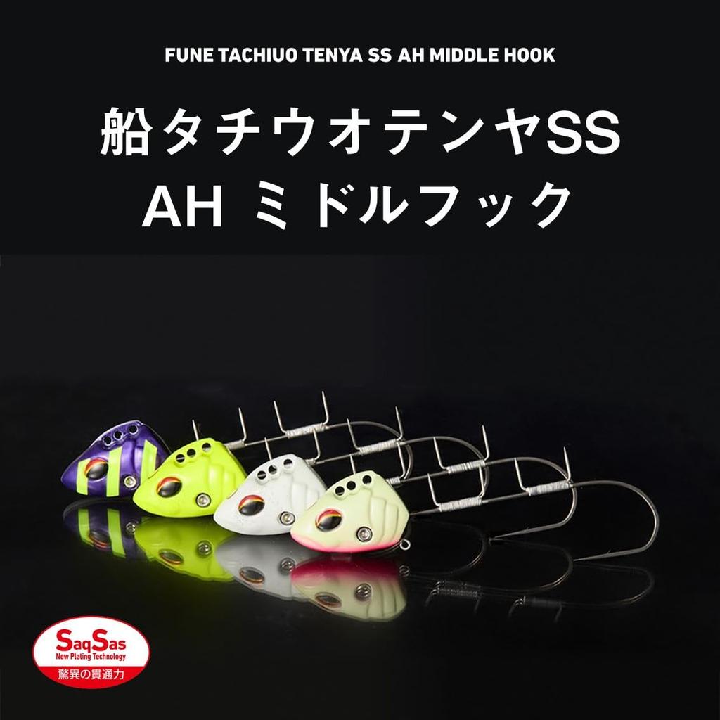 Daiwa Автокрюк Tachiuo Tenya Fune Tachiuo Tenya SS40 AH MH Full Green Glow Pink Berry