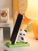 Desk Phone Holder Creative Panda Resin Cell Phone Holder Decorative Cute Cellphone Holder Mobile Stand Panda Cellphone Stand