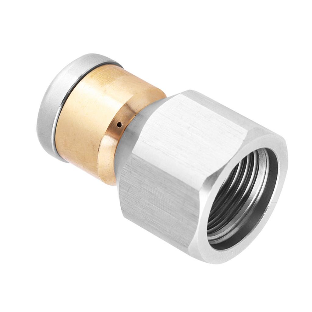 Stainless Steel SS304 Pressure Sewer Cleaning Pipe Drain Washing Rotary Nozzle 3 8BSP Female