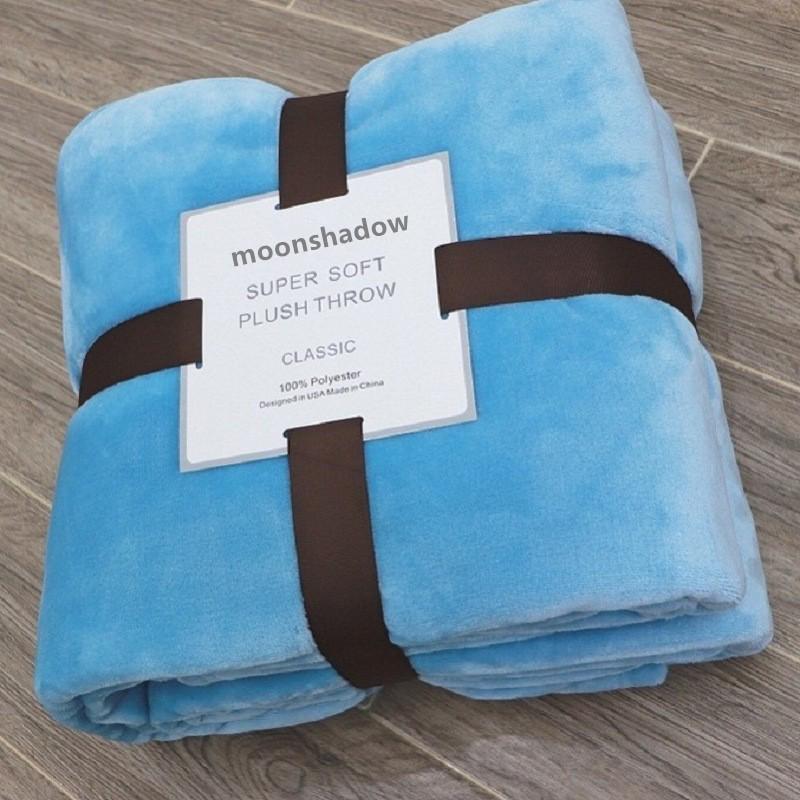 

Однотонное флисовое одеяло из фланели - Комфорт для всех сезонов 100x120cm