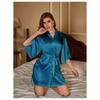 Summer Ice Silk Pajama Women's Summer Pajama Strap Two Piece Set Sexy Home Clothes