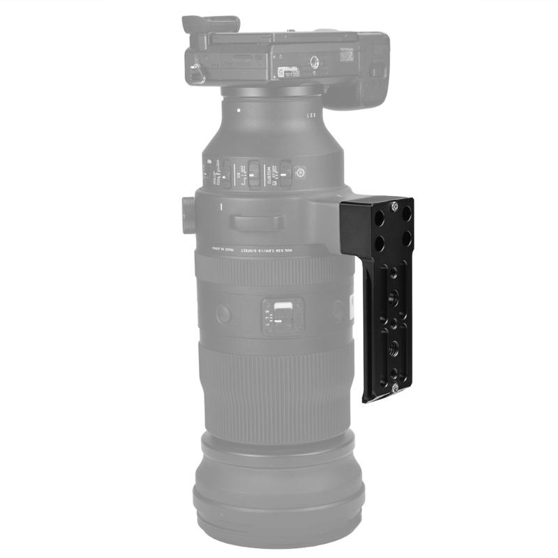 Aluminum Lens Base Plate Compatible Arca 38mm Interface Extended 12CM Platform For 150-600mm