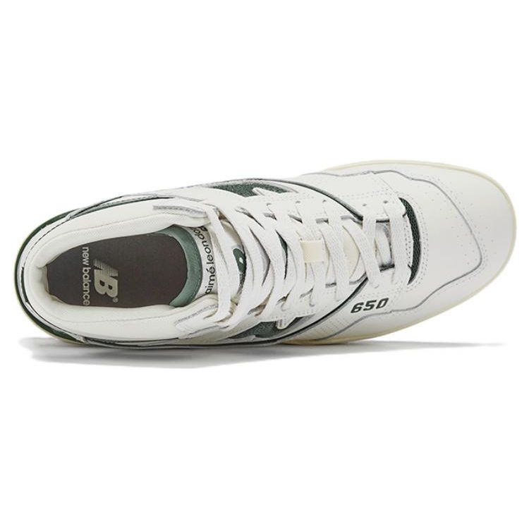 Зеленые кроссовки унисекс New Balance Aimé Leon Dore x 650R BB650RL1 42.5 — фото 4