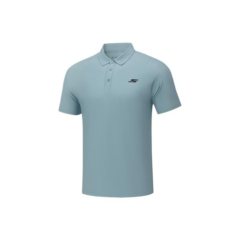 Skechers Solid Color Moisture-Wicking Polo Shirt Men tops P226M242-01N9 M