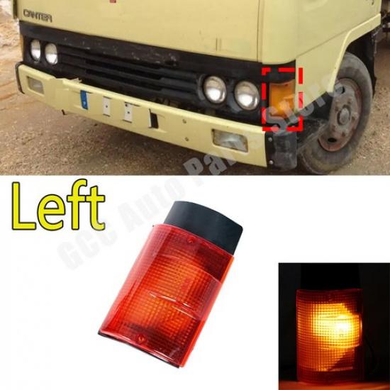 For Mitsubishi Canter FE 3/4 1986 -1995 Front Bumper Side Turn Signal Light Lamp