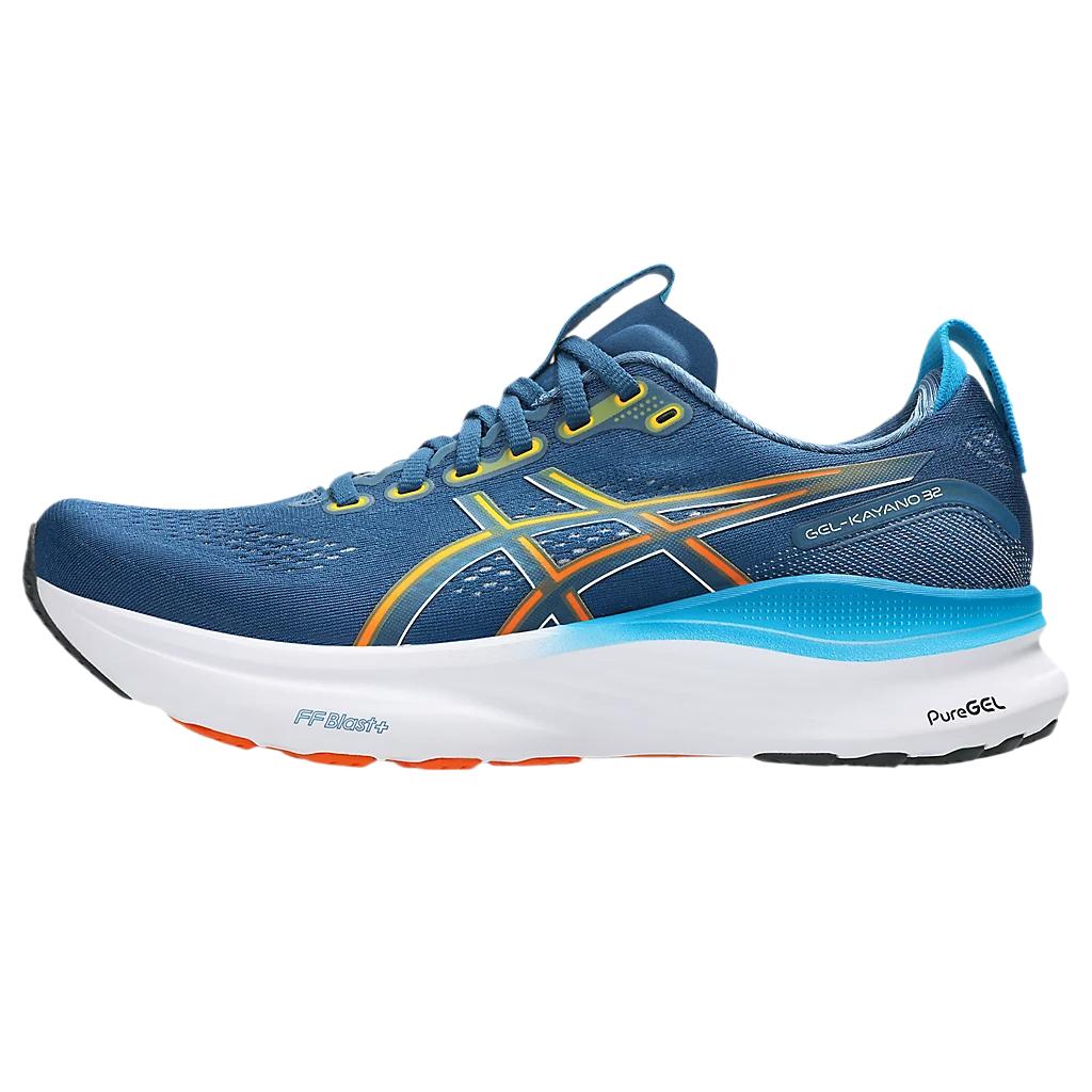 

ASICS GEL KAYANO 32 Mesh Cushioning Breathable Moisture Wicking Support Balance Lightweight Low top Running Shoes Men s 1011C052-404 44.5
