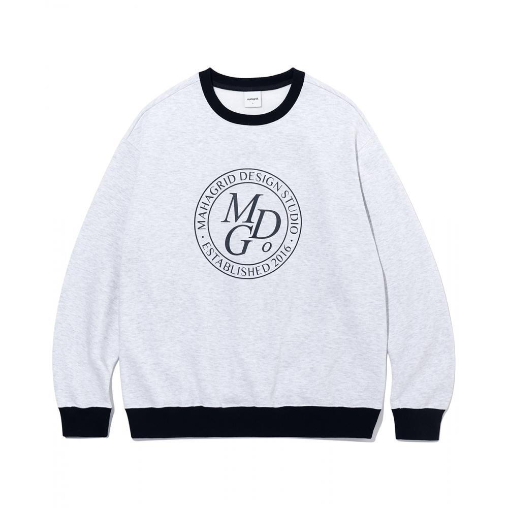 

MAHAGRID MGD SERIF LOGO SWEATSHIRT LIGHT GREYMG2CFMM444A