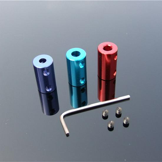 Multi-Spec Colored Aluminum Alloy Coupling for Motor, Boat, Car, Aircraft, and Metal Model DIY