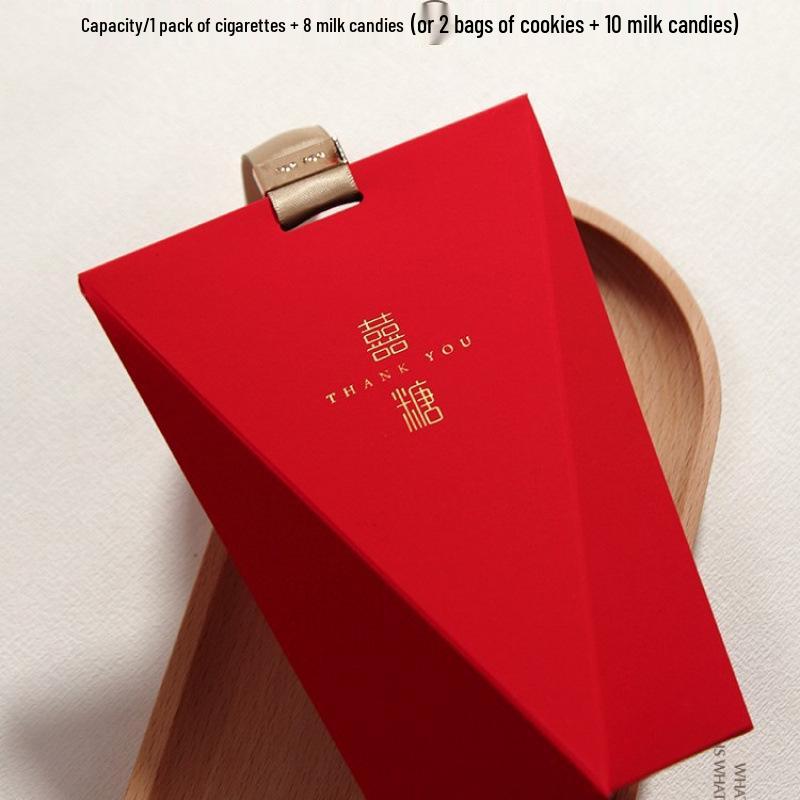 Creative Red Chinese Wedding Candy Boxes - New Style Candy Bags