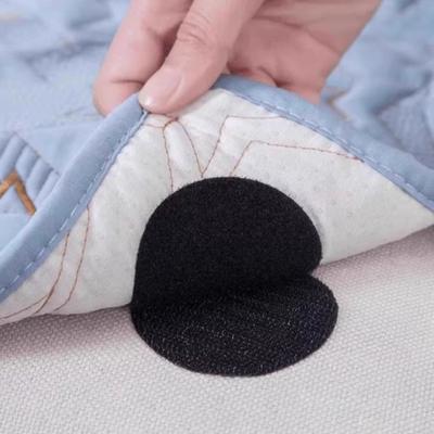 Sofa Stickers with Adhesive Backing Velcro, Bed Sheets, Carpets, Tablecloths, Anti-slip Round Velcro Self-adhesive Fixers