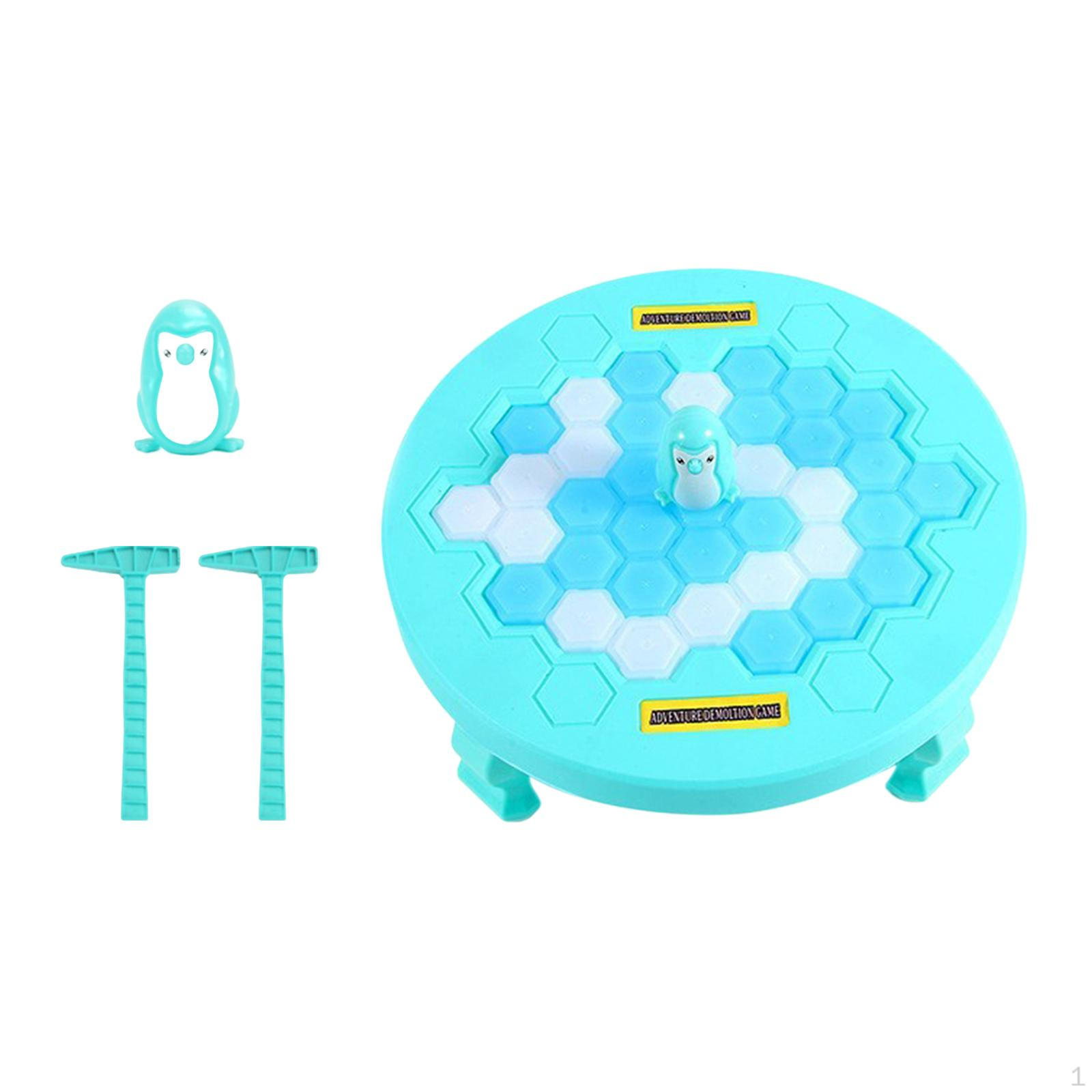 Break The Ice Game Block Breaking Development Early Education Save Penguin Table 21.5cmx6.5cm round